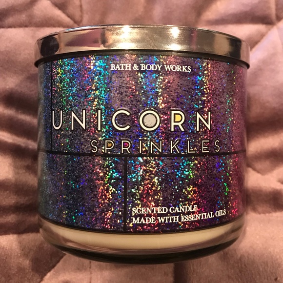 Bath & Body Works Other - Bath & Bodyworks Unicorn Sprinkles Candle